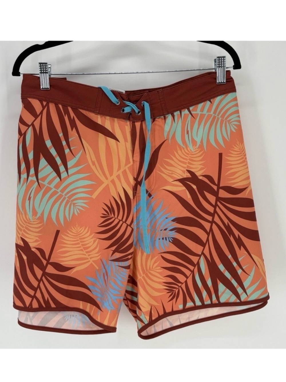 Born Primitive Shorts Mens‎ 42 Tropical Leaf Board Shorts Swim Trunks Beach